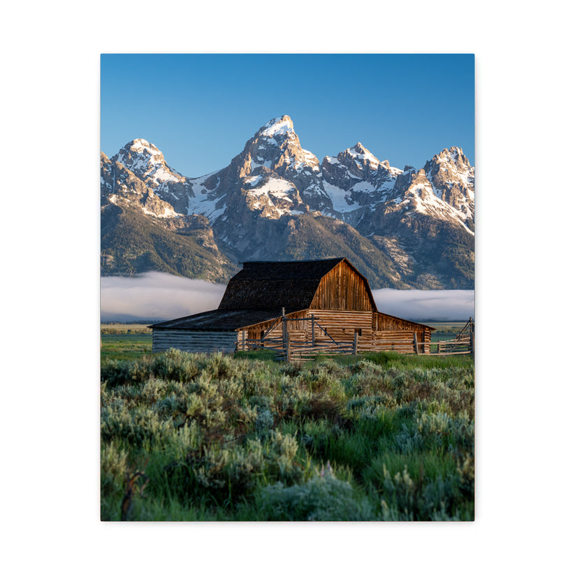 John Moulton Barn - Grand Tetons National Park - Canvas