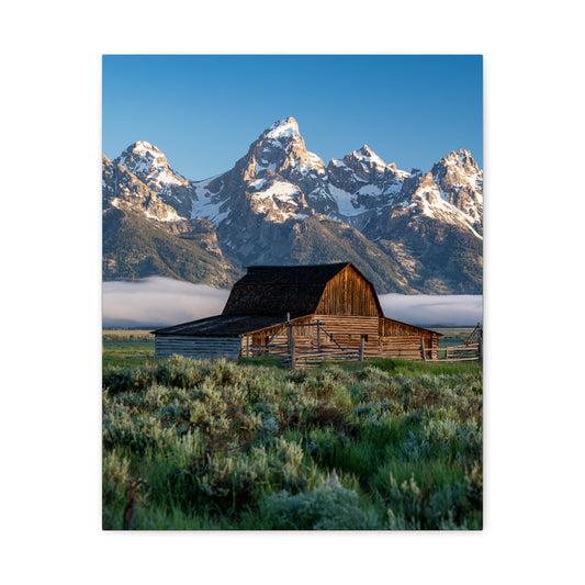 John Moulton Barn - Grand Tetons National Park - Canvas
