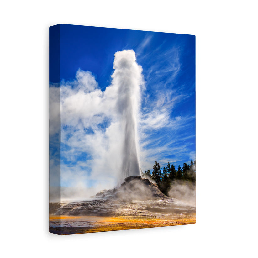 Castle Geyser - Yellowstone National Park - Canvas