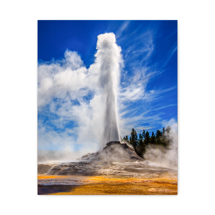 Castle Geyser - Yellowstone National Park - Canvas