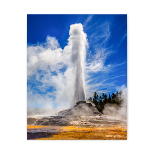 Castle Geyser - Yellowstone National Park - Canvas